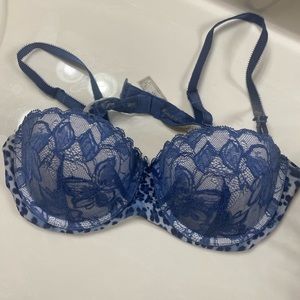 Victoria's Secret Blue Lace Bra